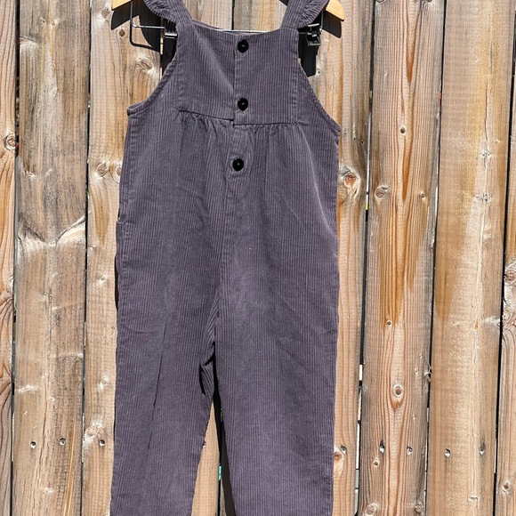 Zara Kids Corduroy Ruffle Overalls - Picture 2 of 7